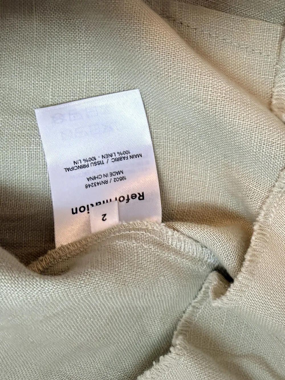 Reformation high rise